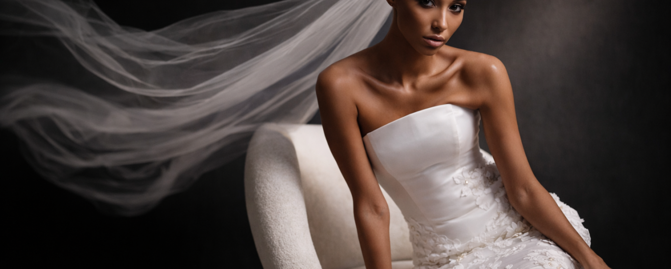 luxury bridal wedding dress soft sophistic