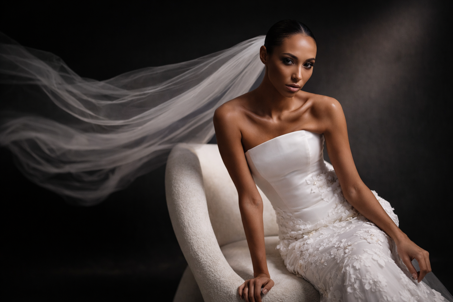 luxury bridal wedding dress soft sophistic