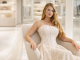 luxury bridal wedding dress soft sophistic